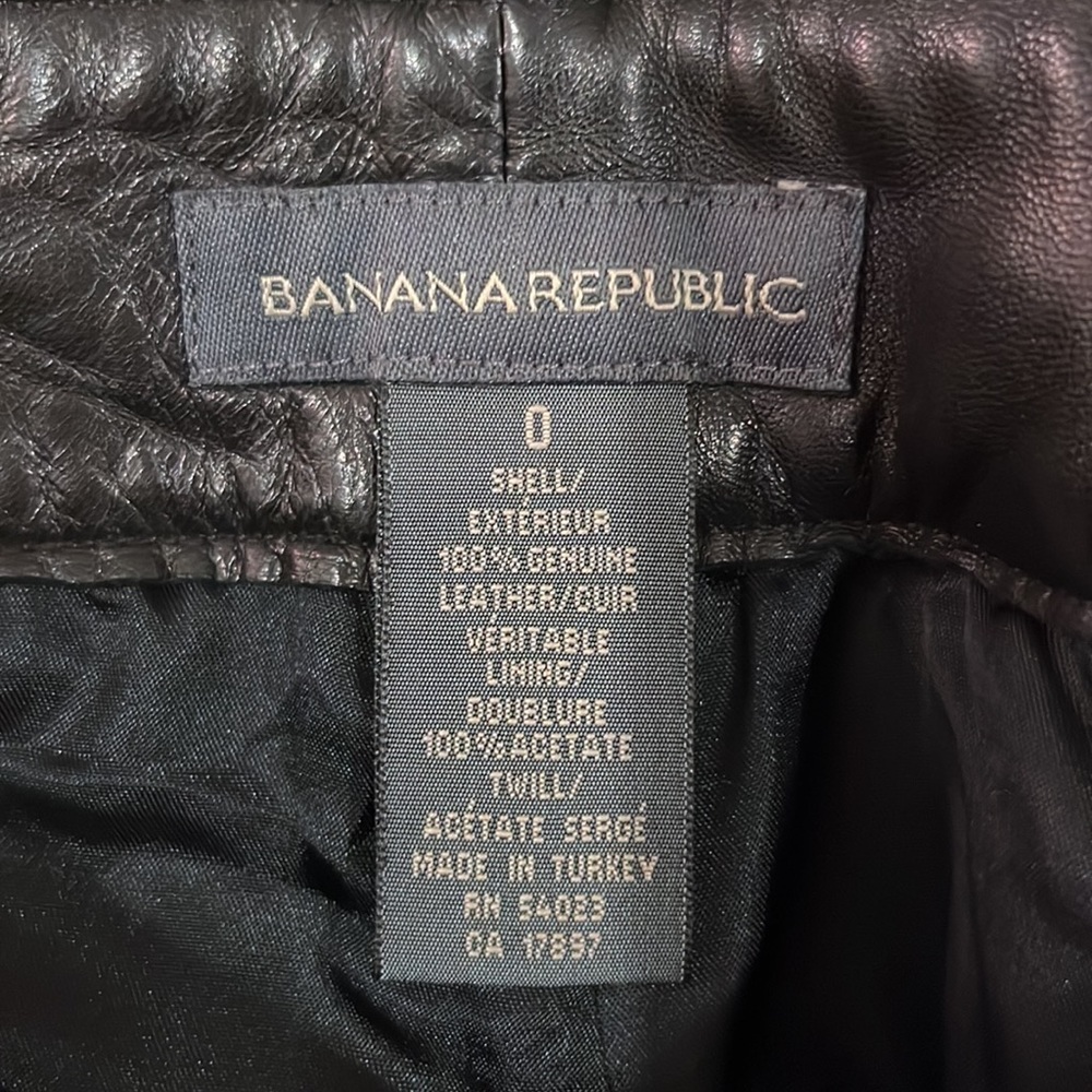 Banana Republic Leather Pants Size 0 - Picture 4 of 8